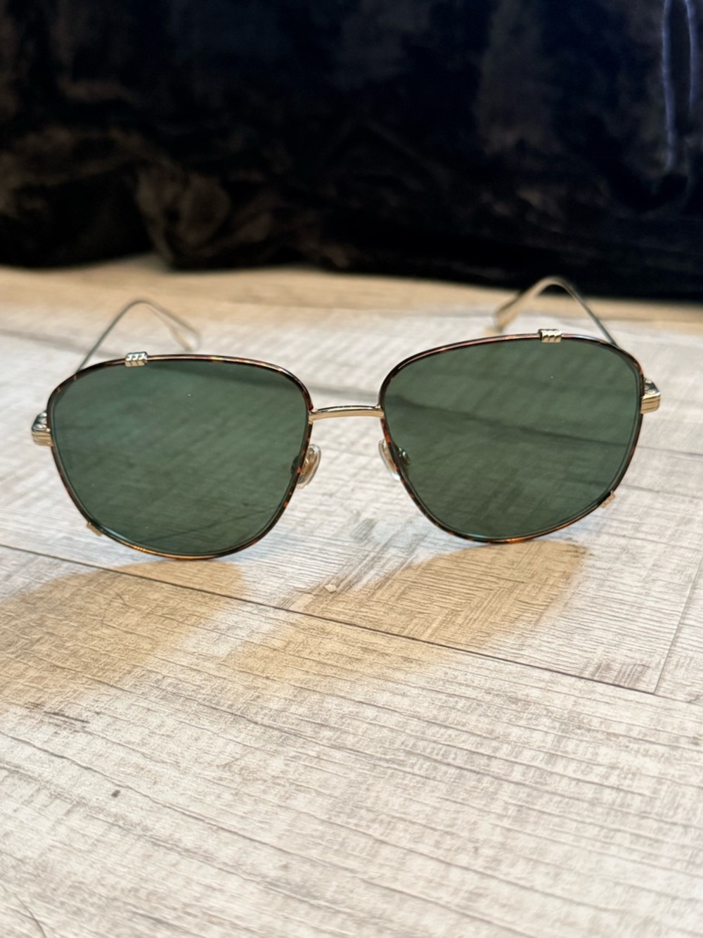 Christian Dior Monsieur 3 sunglasses - gold and brown havana